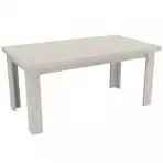 Stół rozkładany duży Kora 160/200x90cm kraft biały