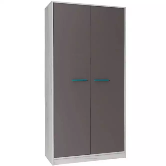 Szafa Rest R02 popiel/dąb biały 96 cm