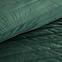 EUROFIRANY PREMIUM welwetowa narzuta z ozdobną aplikacją z motywem liści miłorzębu 220x240 zielony 382109,4