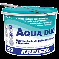 Kreisel dwuskładnikowa hydroizolacja Aqua Duo 10,7KG + taśma uszczelniająca 5MB