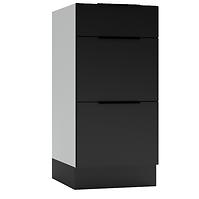 Szafka kuchenna Mina D40 S/3 czarny Szafka kuchenna Mina D40 S/3 czarny