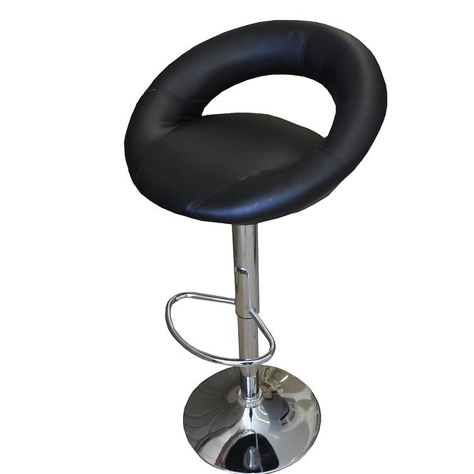 Krzesło barowe Flex czarny 7113