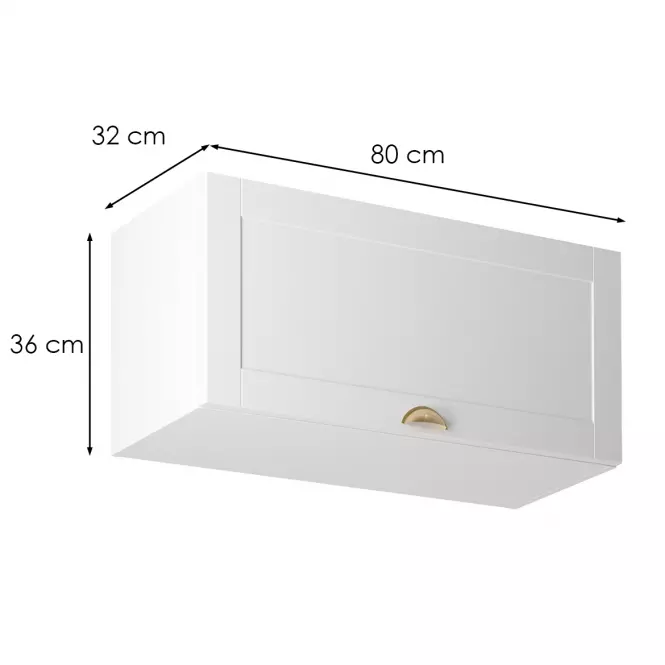 Szafka kuchenna linea g80k white
