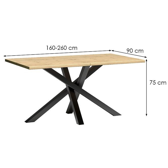 Stół rozkładany Cali duży Hikora