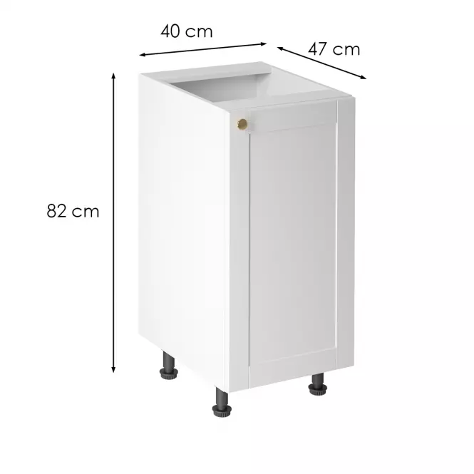 Szafka kuchenna linea d40 white