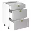 Szafka kuchenna linea d60s3 white,2