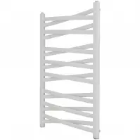 Grzejnik łazienkowy Łezka 3D Ł3DX 1650 biały 910x540 mm