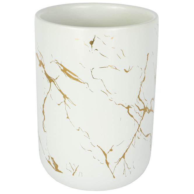 Kubek Gold Line ceramika biały/złoty CST-1774 41