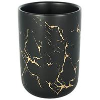 Kubek Gold Line ceramika czarny/złoty CST-1774 99