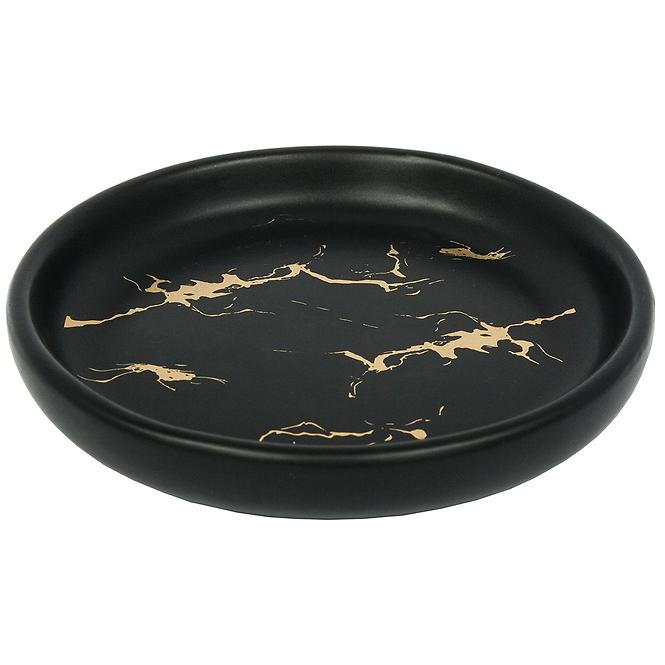 Mydelniczka Gold Line ceramika czarna/złota CST-1777 99
