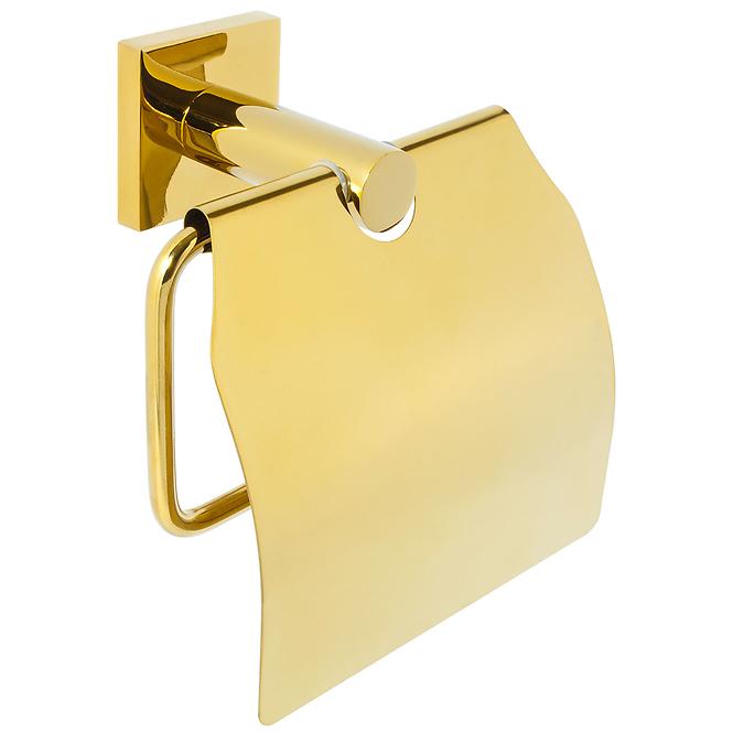 Wieszak na papier WC z klapką Nero Gold CKG-7819 84