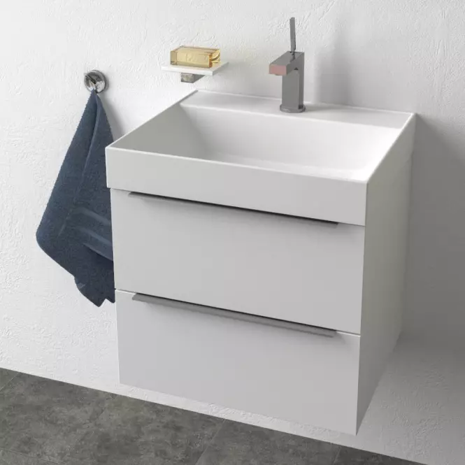 Zestaw szafka z umywalką Malaga D50 biały 521553,3