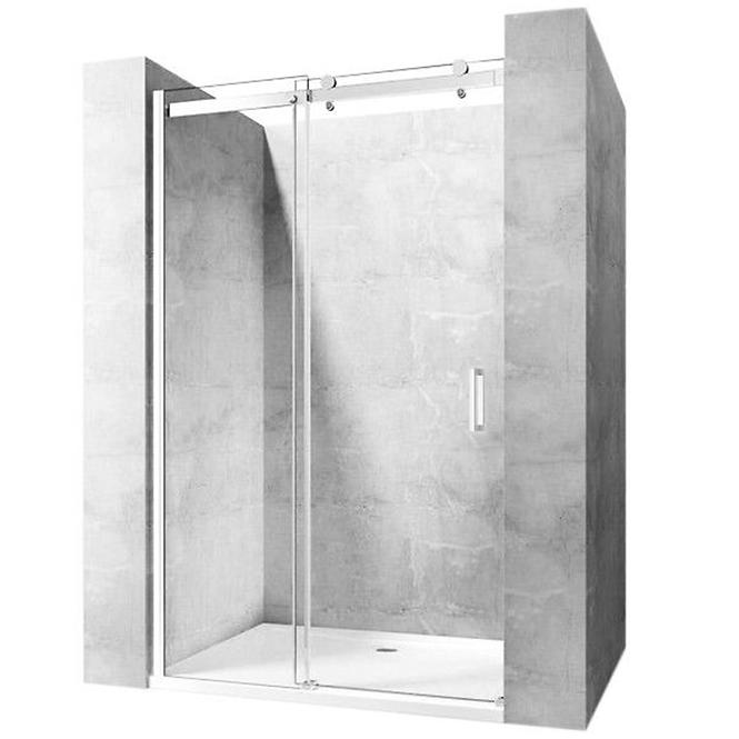 Drzwi prysznicowe chrom Nixon-2 130x190 lewe chrom Rea K5004