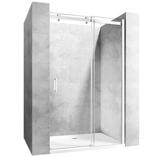 Drzwi prysznicowe chrom Nixon-2 130x190 prawe chrom Rea K5005
