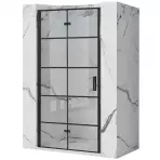 Drzwi prysznicowe Molier 90x190 black Rea K8538