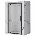 Drzwi prysznicowe Rapid Swing 80x195 black Rea K6408