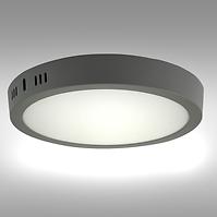 Panel LED RING 24W 4200K Okrągły Jasno szary