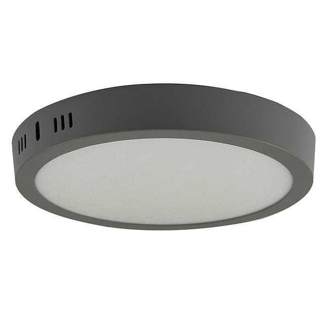 Panel LED RING 24W 4200K Okrągły Jasno szary