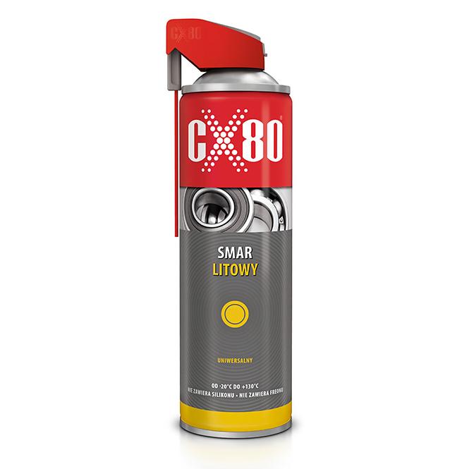 CX80 Smar Litowy Spray 500ml