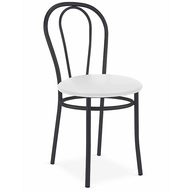 Krzesło TULIPAN black V01 białe