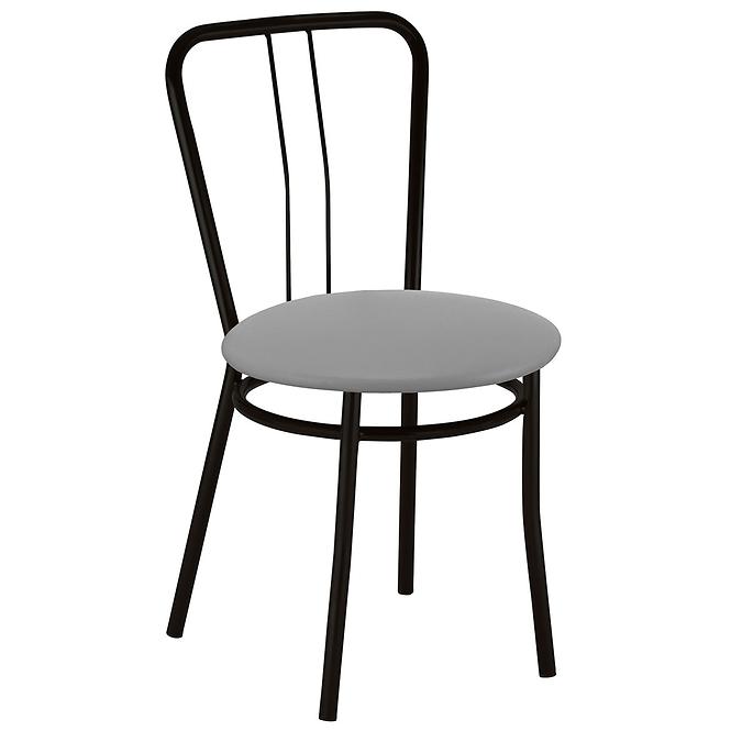 Krzesło ALBA black V28 szare