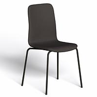 Krzesło VAPAA HB tapicerowane czarne