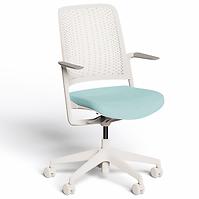Krzesło obrotowe WITHME GRAY CSE20 niebieskie