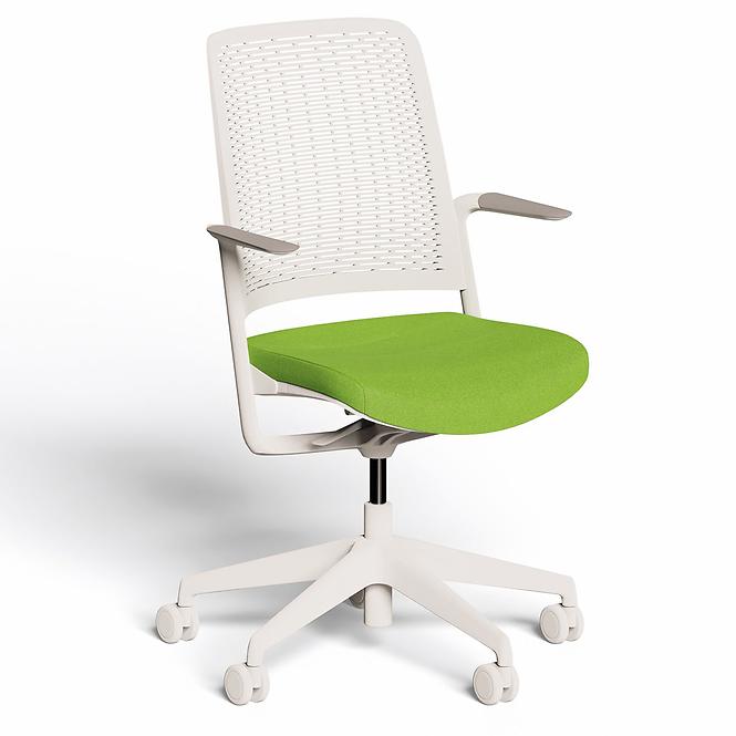 Krzesło obrotowe WITHME GRAY CSE16 zielone