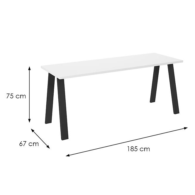 Stół Kleo 185x67 biały