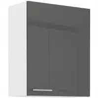Szafka Kuchenna Lara 60g-72 1f Mdf Szary Połysk