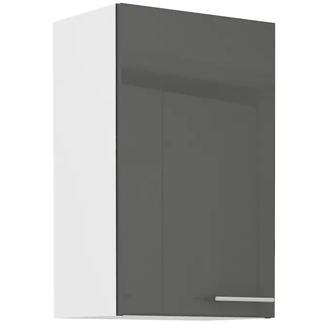 Szafka Kuchenna Lara 45g-72 1f Mdf Szary Połysk