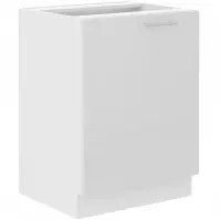 Szafka Kuchenna Lara 60d 1f Bb Mdf Biały Połysk