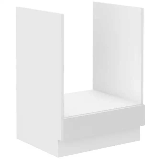 Szafka Kuchenna Lara 60d Gaz Bb Mdf Biały Połysk