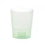 Doniczka Coubi zielona transparentna DSTO125 CG55G