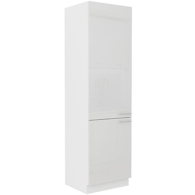 Szafka Kuchenna Lara 60dk-210 2f Bb Mdf Biały Połysk