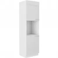 Szafka Kuchenna Lara 60dp-210 2f Bb Mdf Biały Połysk