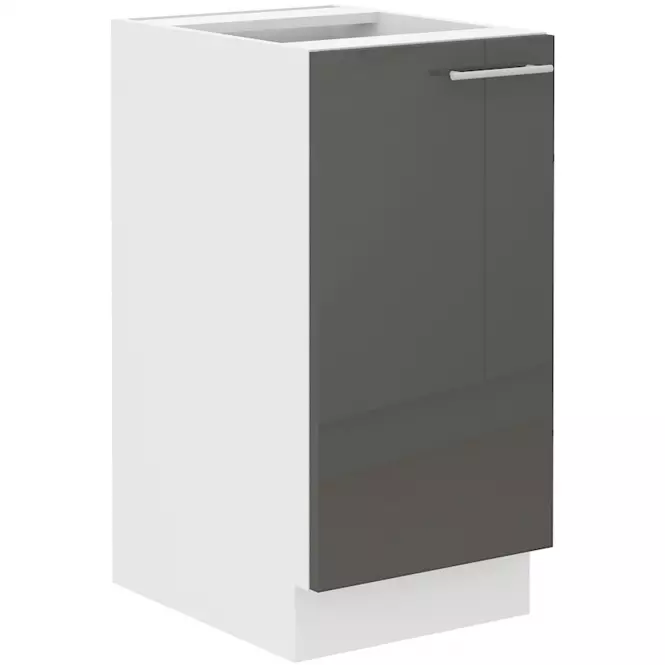 Szafka Kuchenna Lara 40d 1f Bb Mdf Szary Połysk