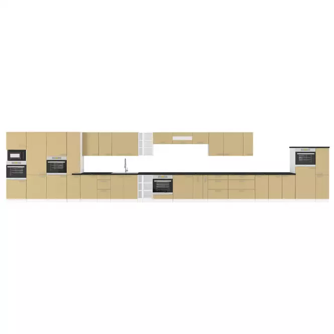 Szafka Kuchenna Lara105 Nd 1f Bb Mdf Cappucino Połysk