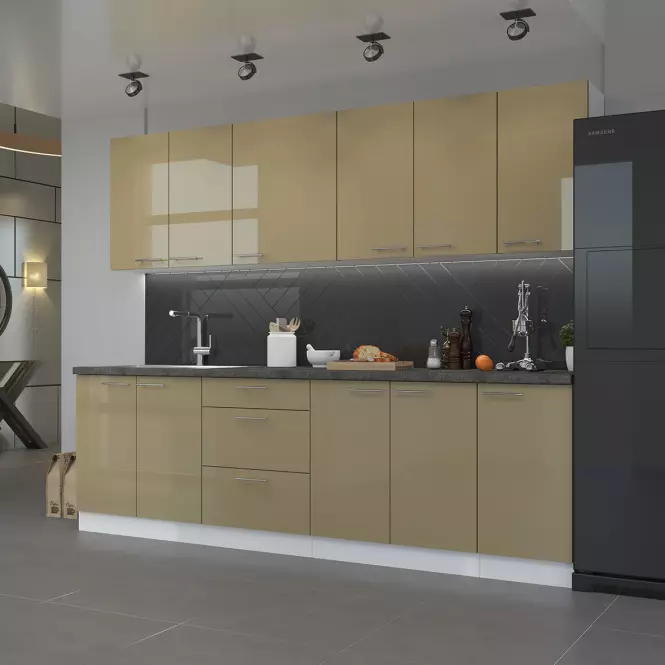 Szafka Kuchenna Lara 30dk-162 Cargo 1f Bb Mdf Cappucino