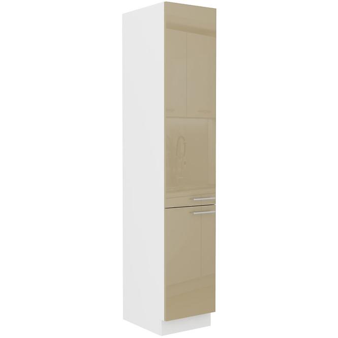 Szafka Kuchenna Lara 40dk-210 2f Bb Mdf Cappucino Połys