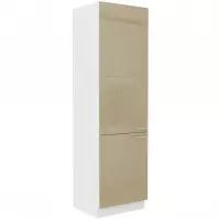 Szafka Kuchenna Lara 60dk-210 2f Bb Mdf Cappucino Połys