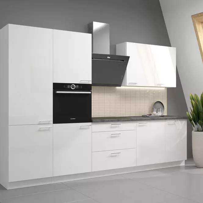 Szafka Kuchenna Lara Front Zm.570x446 Mdf Biały Połysk,6