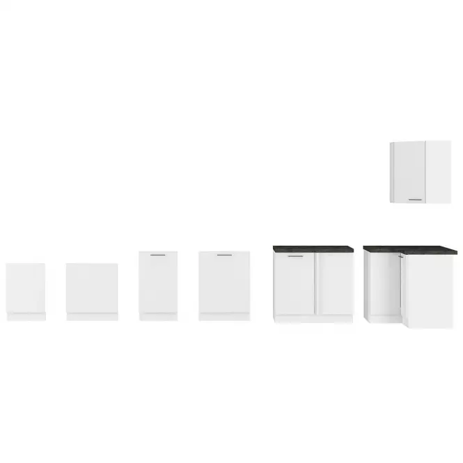 Szafka Kuchenna Lara Front Zm.570x446 Mdf Biały Połysk,4