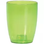 Doniczka Coubi zielona transparentna DUOW130P CY2