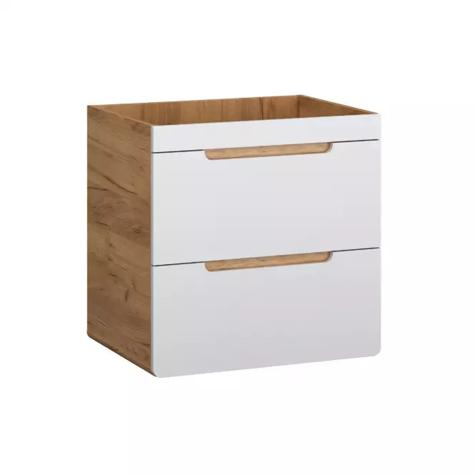 Szafka Bronx 60 dąb craft-biały