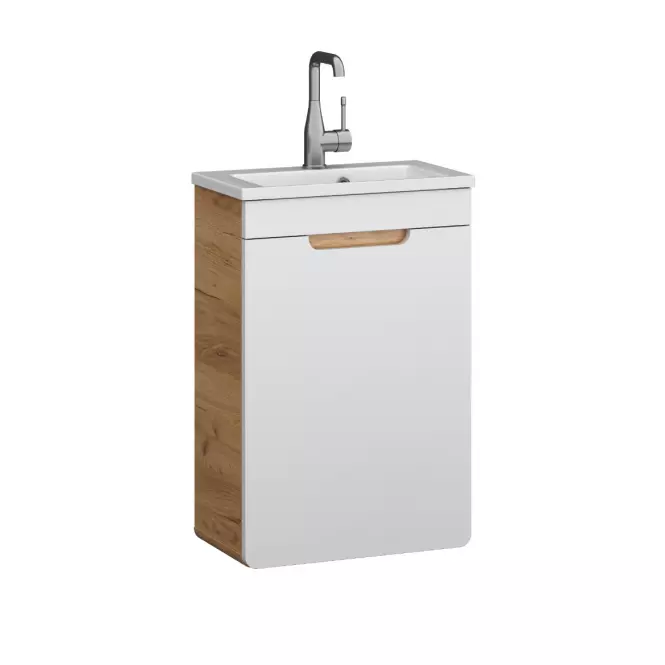 Szafka Bronx 40 dąb craft-biały