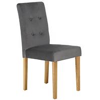 Krzesło drewniane Karo ciemnoszare/drewniane