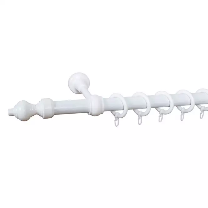 Karnisz pojedynczy FI28mm 160cm Biały