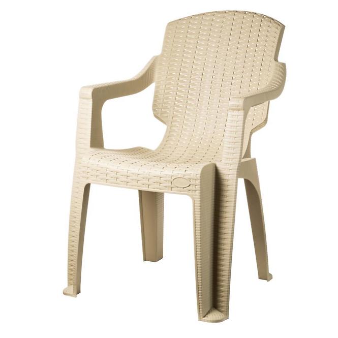Plastikowe krzesło Infinitty beżowe