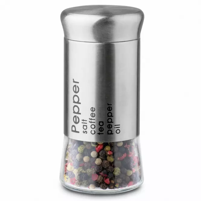 Pojemnik na przyprawyasha 150ml 11x5cm srebrny